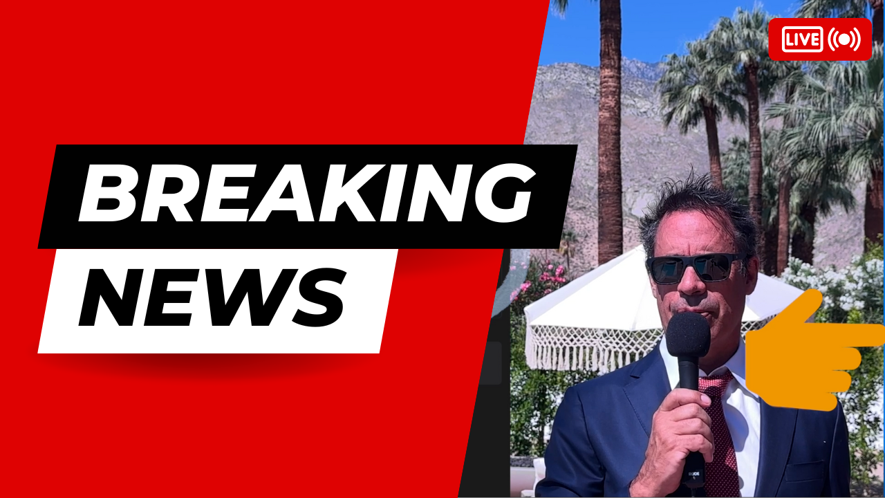 April 30, 2023 - Laguna Beach Weather and Crypto News on Location in Palm Springs
